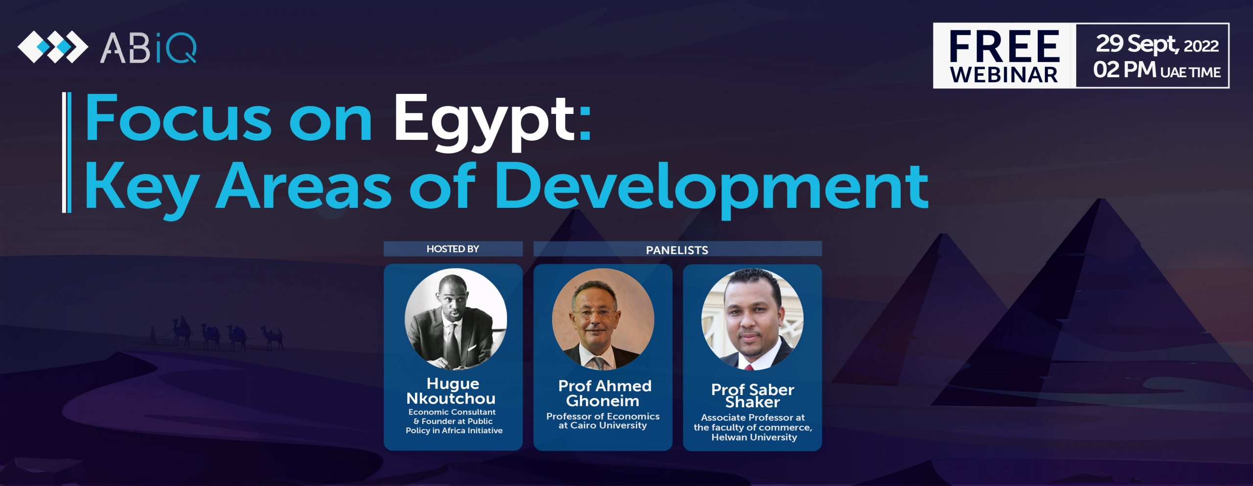Webinar on key areas of Development in Egypt